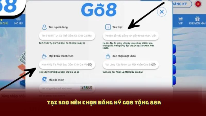 Tại Sao Nên Chọn Đăng Ký Go8 Tặng 88K